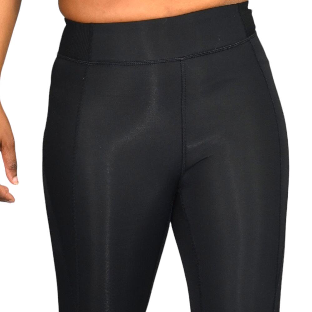 Ivy Park Leggings Black Beyonce High Waist Sculpted Capri Activewear Logo Small - Picture 5 of 13